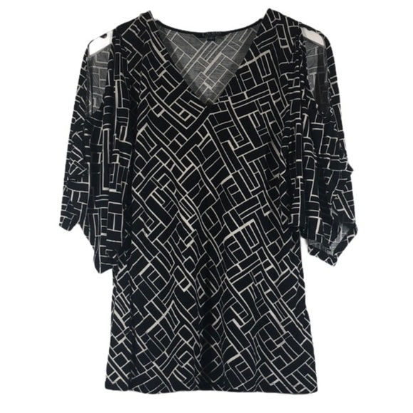 LAUREN Ralph Lauren blouse cold shoulders - Picture 1 of 12